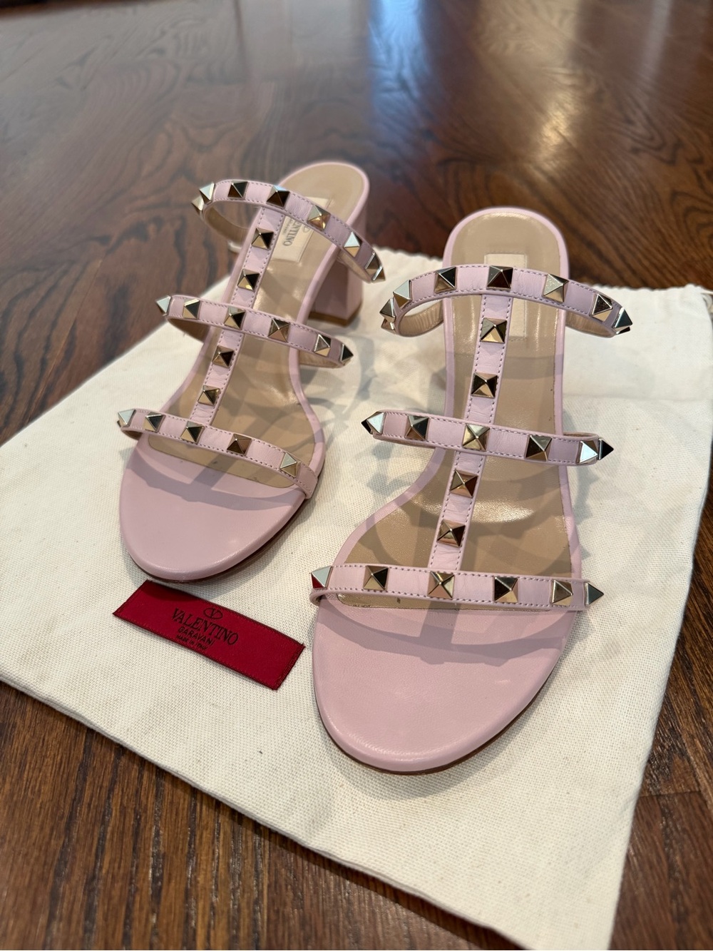 Valentino Rockstud Chunky Heel (Size 41)